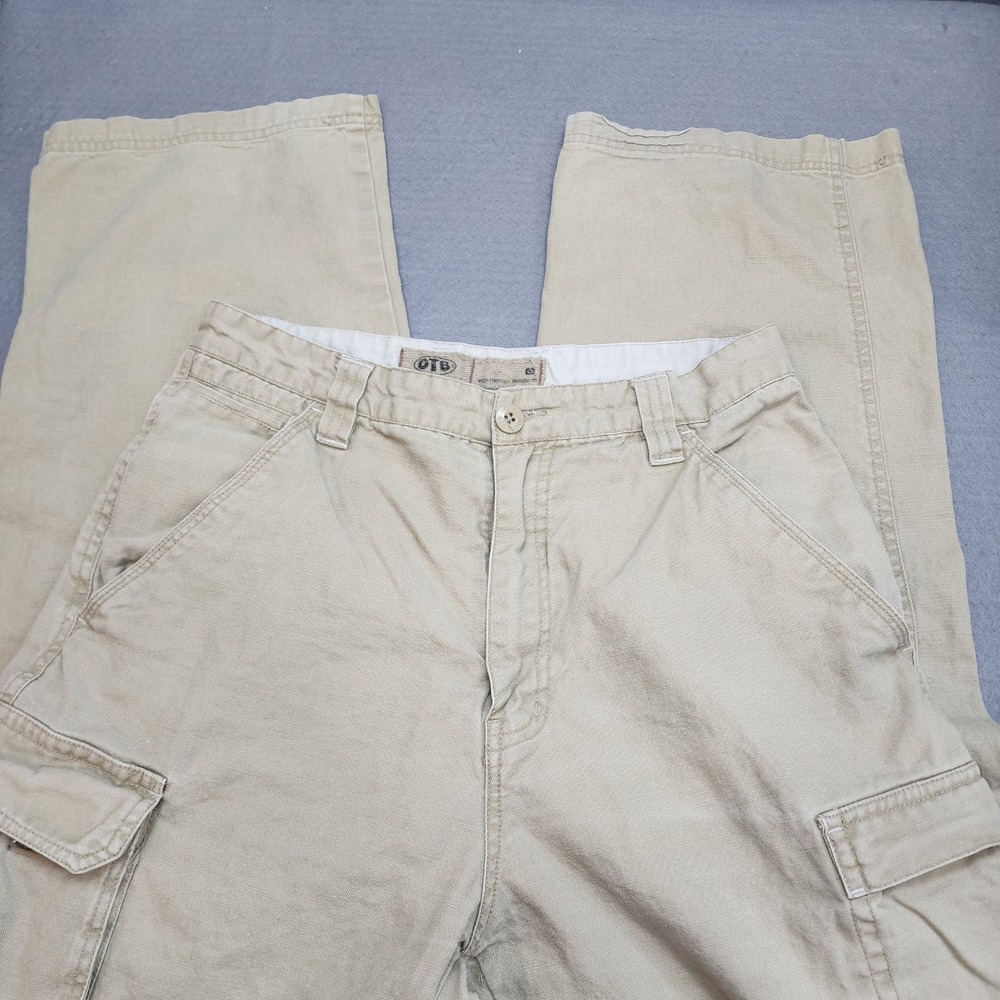 OTB Convertible Cargo Pants Khaki Tan‎ Zip Off Hiking Outdoor Mens 32x34